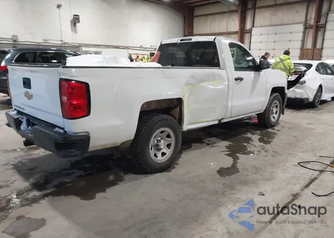 2018 Chevrolet Silverado 1500 Wt z USA, uszkodzony, nr VIN 1GCNCNECXJZ295277